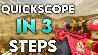 HOW YOU can (QUICKSCOPE) in THREE STEPS in Call OF Duty mobile
