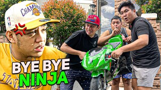 NAKAWIN ang BAGONG NINJA ni VON - BG HOUSE PRANK