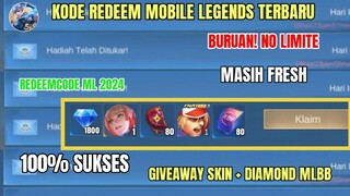 BURUAN! 3 KODE REDEEM ML TERBARU KODE REDEEM MOBILE LEGENDS HARI INI UPDATE MEI 2024