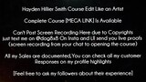 Hayden Hillie SmithE Course Edit Like an Artist download