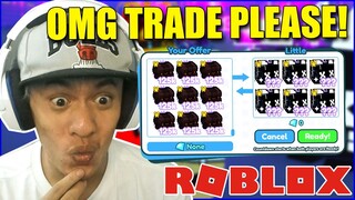 I traded my EXCLUSIVE PETS RARE to 'HUGE HACKED CAT' sa ROBLOX PET SIMULATOR X