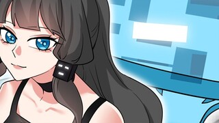 Trùm ẩn của Minecraft làm khô héo miễn phí cho các cô gái? Cô gái héo hon bị tàn phá bởi người chơi