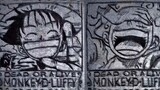 Squeeze out Luffy on the blanket