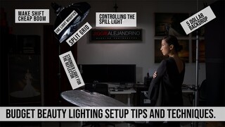 The Keys to Mastering the Basic Beauty Lighting Setup on a Budget and in a SMALL Home Studio