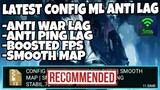 LATEST! CONFIG ML ANTI LAG | SMOOTH MAP | SMOOTH PERFORMANCE + PING STABIL | MOBILE LEGENDS 2020