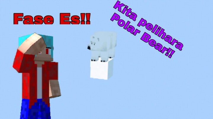 Kita Masuk Ke FASE ES DAN PELIHARA POLAR BEAR!!!!! - One Block #3