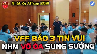 Vừa Tập Về Tới Khách Sạn, VFF Đã Báo 3 Tin Vui Cho HLV PARK, NHM Vỡ Òa Sung Sướng