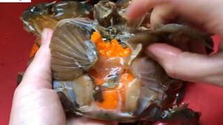 Cua sốt trứng _ cách làm cua sốt trứng ｜螃蟹炒雞蛋 _ crab with egg sauce 4