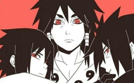 Indra dan Madara sama-sama bersaudara, namun Sasuke adalah adik laki-laki.