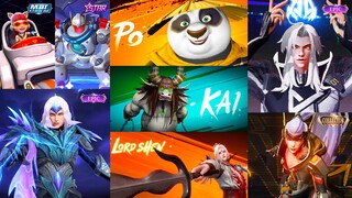 ALL 10 UPCOMING SKINS GAMEPLAY | KUNGFU PANDA | ESTES BLACKLIST | MIYA COLLECTOR & MORE