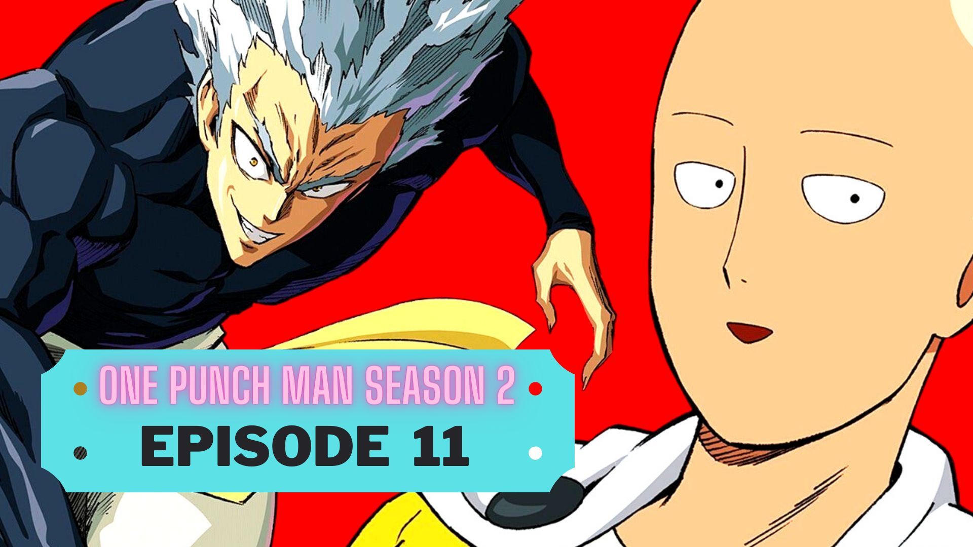 One Punch Man - Vídeo da segunda temporada do anime apresenta os