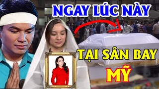 TẠI SÂN BAY MỸ - Ngay lúc này - Hàng ngàn người hâm mộ BAO QUANH "LINH CỮU" Phi Nhung