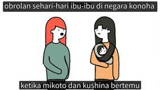 ketika mikoto uchiha dan kushina uzumaki bertemu - animasi lucu pengkatalis