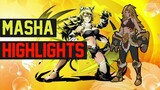 MASHA HIGHLIGHTS (TRYING OUT THE NEW HERO) - WATCH ME AT NONOLIVE
