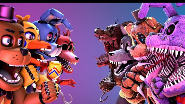 [FNAF SFM] Twisted Animatronics VS Rockstar