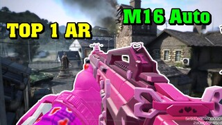 Call of Duty Mobile | M16 Auto Đối Thủ Cạnh Tranh TOP 1 AR Với Krig 6 Rồng Xanh Đây Rồi