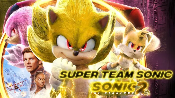 [Speed Edit] Super Sonic, Tails and Knuckles 💎 Super Team Sonic Poster - Sonic the Movie 2