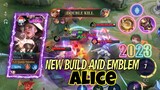 alice montage build and emblem after revamp 2023 ‎@queen_natalisa