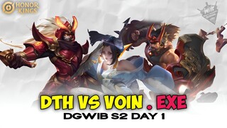 DTH VS VOIN EXE | DGWIB Honor of Kings Season 2 Day 1