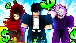 Spending $100,000 ROBUX to get the MOST POWERFUL ANIME CHARACTERS in Roblox