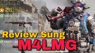 Giới thiệu súng M4LMG trong game call of duty mobile vn vng | Review M4LMG |  codm | M4LMG