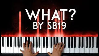 'What?' by SB19 piano cover with free sheet music