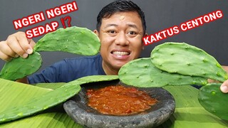 MUKBANG RUJAK KAKTUS CENTONG + SAMBEL RUJAK