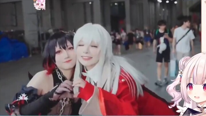 Japanese loli watching [kissing with 100 cosplayers] is so envious⚡⚡