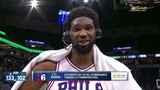 "The most wide open I've ever been in my career." Joel Embiid playing with James Harden