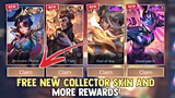 NEW! FREE? GET YOUR NEW SKIN AND COLLECTOR SKIN & EPIC SKIN + MORE REWARDS! | MOBILE LEGENDS 2023