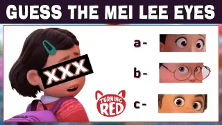 Guess The TURNING RED Character Eyes | Turning Red Games