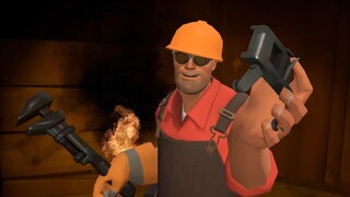 สกรู Tf2 Engineer อยู่ในมือ