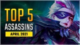 Top 5 Best Assassin Heroes in April 2021 | Natalia Dominates | Mobile Legends