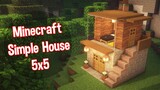 Minecraft Simple House 5x5