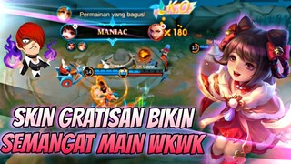 SKIN LUNAR GRATISAN BIKIN SEMANGAT MAIN❗