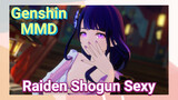 Raiden Shogun Sexy [Genshin, MMD]