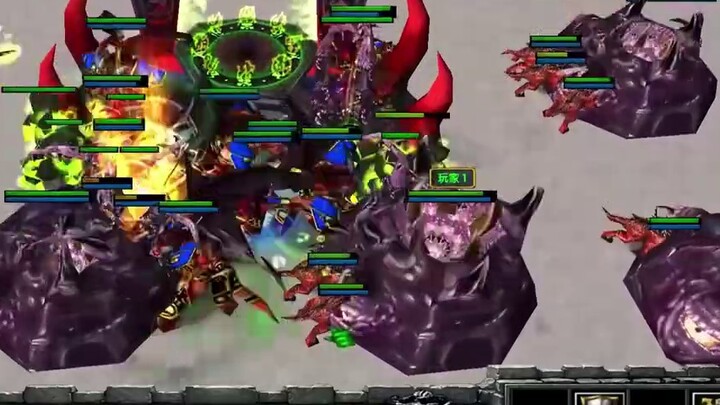 "Warcraft 3", jika BOSS dibiarkan bertarung melawan Burning Legion, siapa yang memiliki rekor terbai
