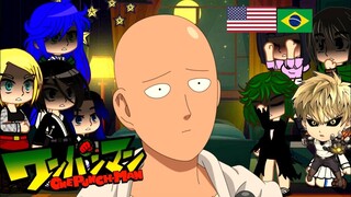 GACHA REACT SAITAMA 🇺🇲🇧🇷 | ONE PUNCH MAN👊🙅‍♂️🔥🔥🔥