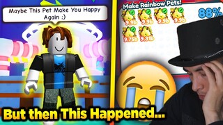 😢I Got Scammed by the RB Machine But Then This Happened ...Top Rare Pet! in Pet Simulator X