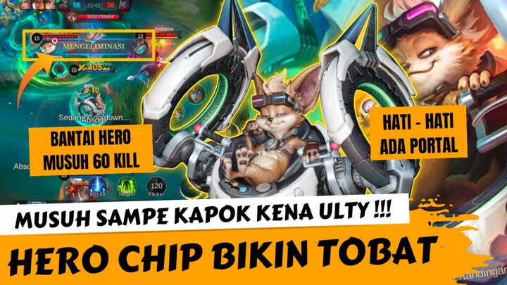 HERO BARU CHIP !! HERO PALING RUSAAKKK SAAT INI !! TELEPORT + 2 CC GA MASUK AKAL !! FIX DI BAN