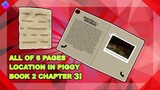 ALL OF THE 6 HIDDEN PAGES IN PIGGY: BOOK 2 - CHAPTER 3! | Roblox Piggy