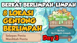 Lokasi Gentong Berlimpah #3 | Selepas Pesta Masihlah Pesta | Berkat Berlimpah Limpah |Genshin Impact