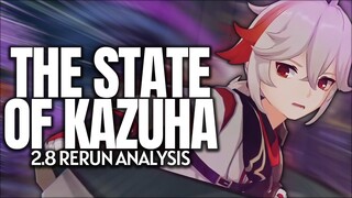 is Kazuha still WORTH pulling in 2.8? the state of Kazuha | Genshin Impact