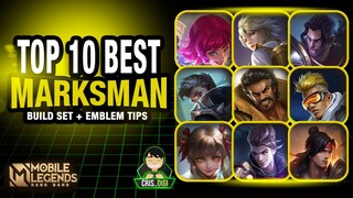 MARKSMAN? HOW TO CUSTOM YOUR EMBLEM  BEST SETTINGS MLBB CRIS DIGI (ENG SUB)