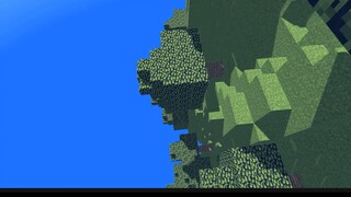 Start with one block and make Minecraft in space