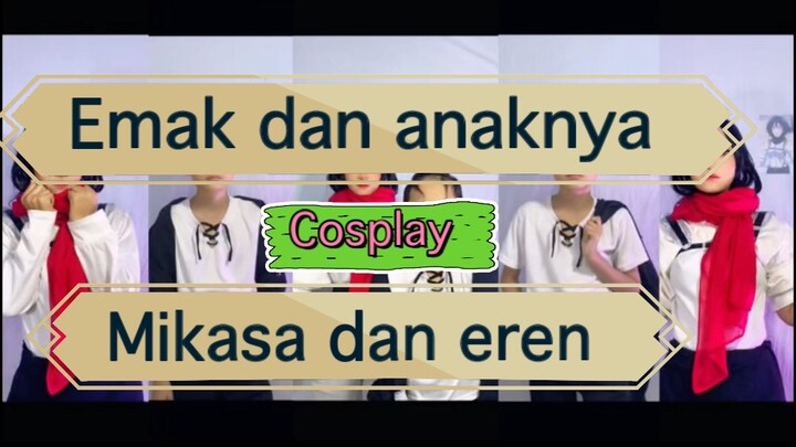 Collab cosplay dengan anak ku🥰