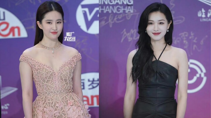 Liu Yifei revealed physical flaws, her visual was inferior to Wan Qian at Magnolia Awards Ceremony