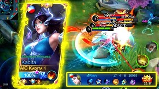 KADITA BULLIED KAGURA IN RANK!! | TOP GLOBAL KADITA | MLBB