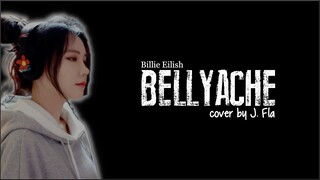 Billie Eilish - Bellyache (J. Fla cover)(Lyrics)