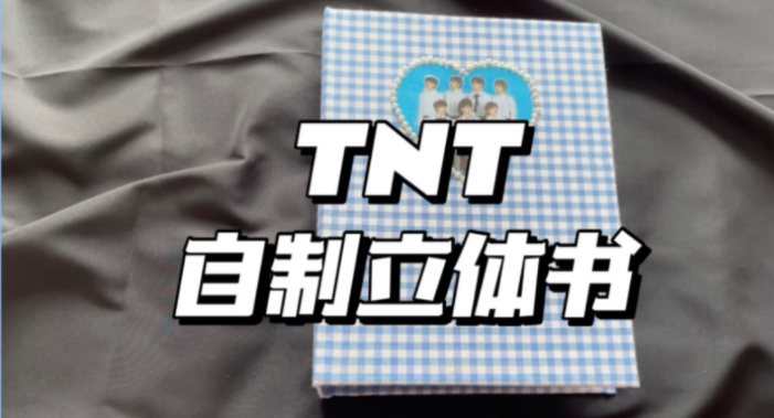 楼楼手工｜自制立体书｜手工小机关｜TNT时代少年团｜给宝贝们做了一本书